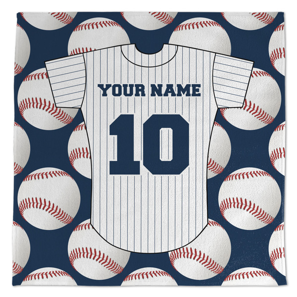 Custom Baseball Jersey Microfiber Dish Towel (Personalized)