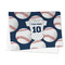 Baseball Jersey Microfiber Dish Towel - FOLDED HALF