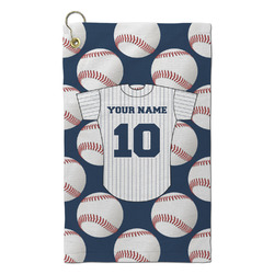 Baseball Jersey Microfiber Golf Towel - Small (Personalized)