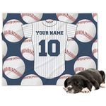 Baseball Jersey Dog Blanket - Regular (Personalized)
