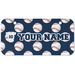 Baseball Jersey Mini/Bicycle License Plate (2 Holes) (Personalized)