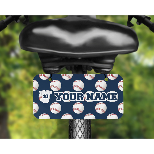 Baseball Jersey Mini License Plate on Bicycle - LIFESTYLE Two holes