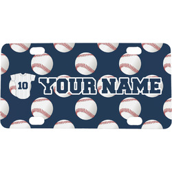 Baseball Jersey Mini / Bicycle License Plate (4 Holes) (Personalized)