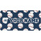 Baseball Jersey Mini License Plate