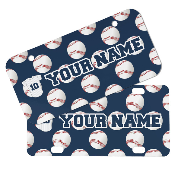 Baseball Jersey Mini License Plates - MAIN (4 and 2 Holes)