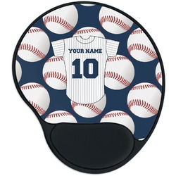 Baseball Jersey Mouse Pad with Wrist Support