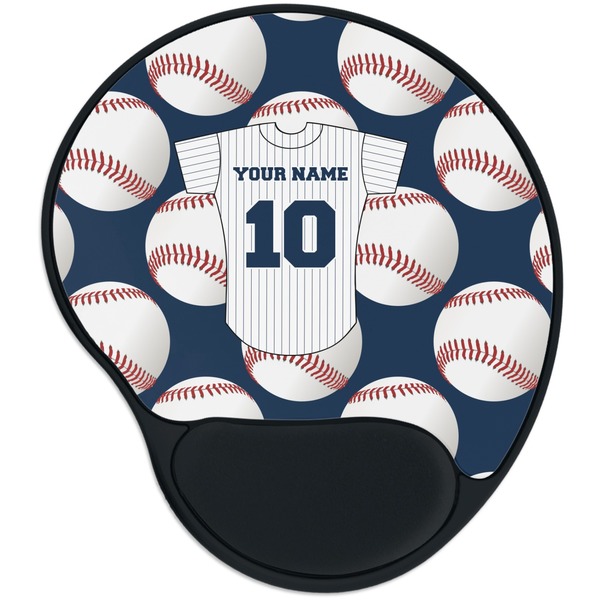 Custom Baseball Jersey Mouse Pad with Wrist Support