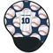 Baseball Jersey Mouse Pad with Wrist Support - Main