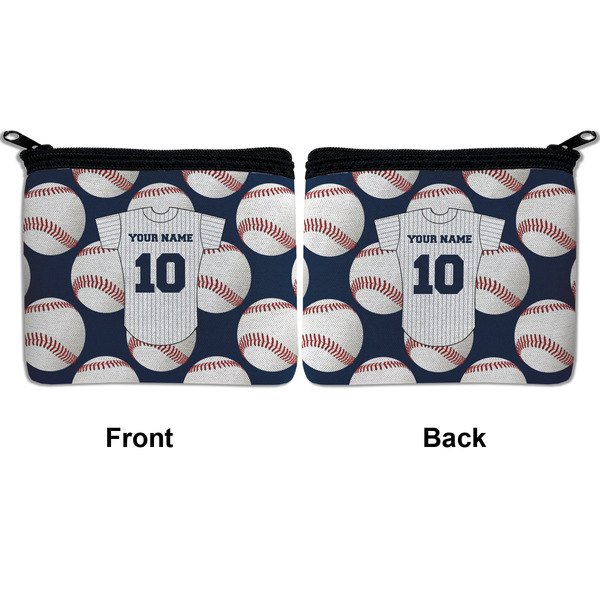 Baseball Jersey Neoprene Coin Purse - Front & Back (APPROVAL)