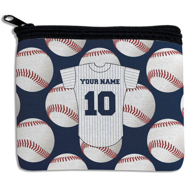 Custom Baseball Jersey Rectangular Coin Purse (Personalized)