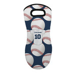 Baseball Jersey Neoprene Oven Mitt - Single w/ Name and Number