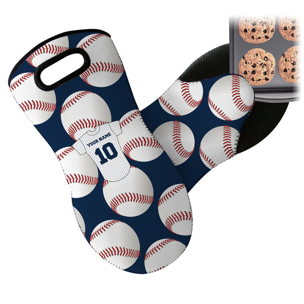 Baseball Jersey Neoprene Oven Mitt