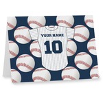 Baseball Jersey Note cards (Personalized)