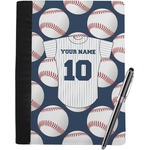 Baseball Jersey Notebook Padfolio - Large w/ Name and Number