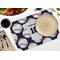 Baseball Jersey Octagon Placemat - Single front (LIFESTYLE) Flatlay