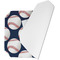 Baseball Jersey Octagon Placemat - Single front (folded)