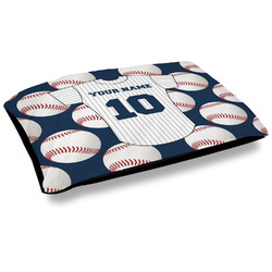 Baseball Jersey Dog Bed w/ Name and Number