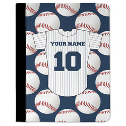 Baseball Jersey Padfolio Clipboard - Large (Personalized)