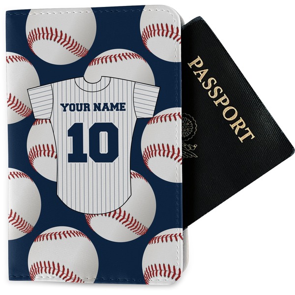 Custom Baseball Jersey Passport Holder - Fabric (Personalized)