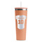 Baseball Jersey Peach RTIC Everyday Tumbler - 28 oz. - Front