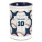 Baseball Jersey Ceramic Pencil Holders - Blue