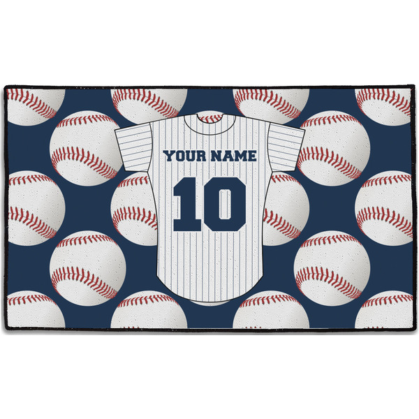 Custom Baseball Jersey Door Mat - 60"x36" (Personalized)