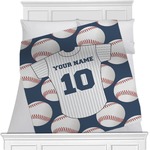 Baseball Jersey Minky Blanket (Personalized)