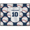 Baseball Jersey Personalized Door Mat - 24x18 (APPROVAL)