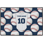 Baseball Jersey Door Mat - 36"x24" (Personalized)