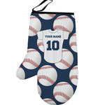 Baseball Jersey Left Oven Mitt (Personalized)