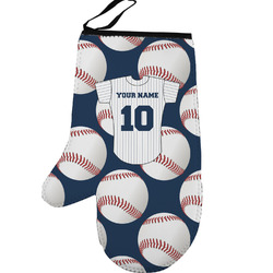 Baseball Jersey Left Oven Mitt (Personalized)