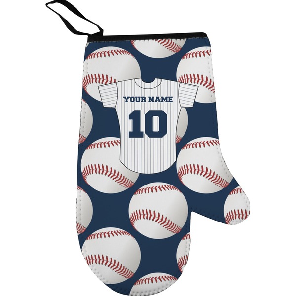 Baseball Jersey Personalized Oven Mitt