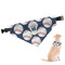 Baseball Jersey Dog Bandana (Personalized)