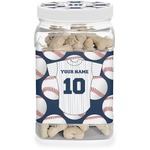 Baseball Jersey Dog Treat Jar (Personalized)