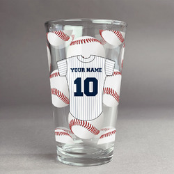 Baseball Jersey Pint Glass - Full Print (Personalized)