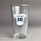 Baseball Jersey Pint Glass - Two Content - Front/Main