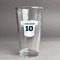 Baseball Jersey Pint Glass - Full Color Logo (Personalized)