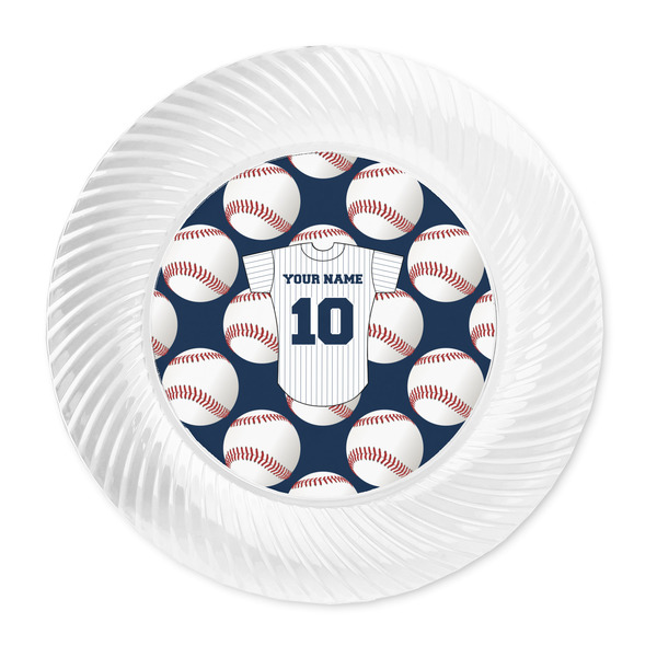 Baseball Jersey Plastic Party Dinner Plates - Approval
