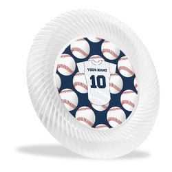 Baseball Jersey Plastic Party Dinner Plates - 10" (Personalized)