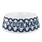 Baseball Jersey Plastic Dog Bowl - Medium (Personalized)