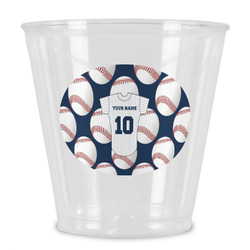Baseball Jersey Plastic Shot Glass (Personalized)