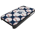 Baseball Jersey Plastic 4/4S iPhone Case (Personalized)