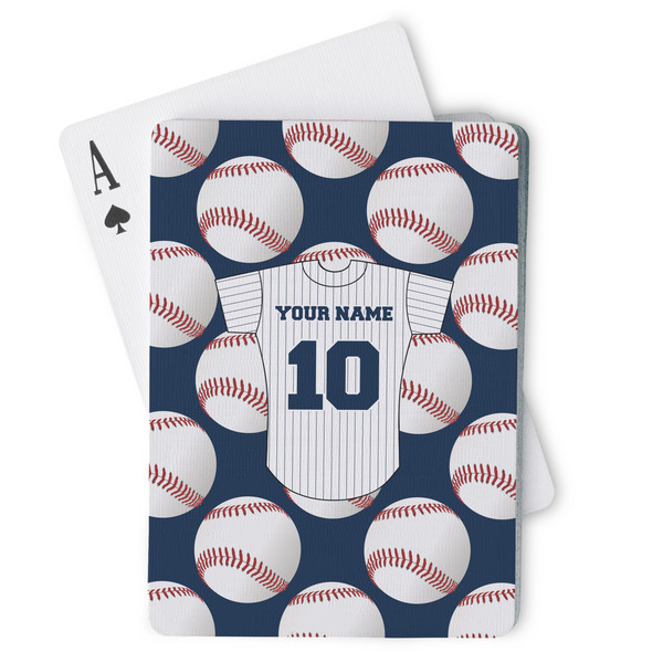 Custom Baseball Jersey Playing Cards (Personalized)