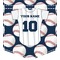 Baseball Jersey Iron On Faux Pocket (Personalized)