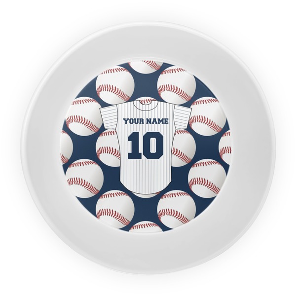 Baseball Jersey Melamine Bowl - Center