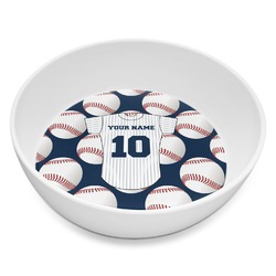 Baseball Jersey Melamine Bowl - 8 oz (Personalized)