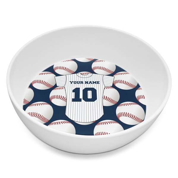 Custom Baseball Jersey Melamine Bowl - 8 oz (Personalized)