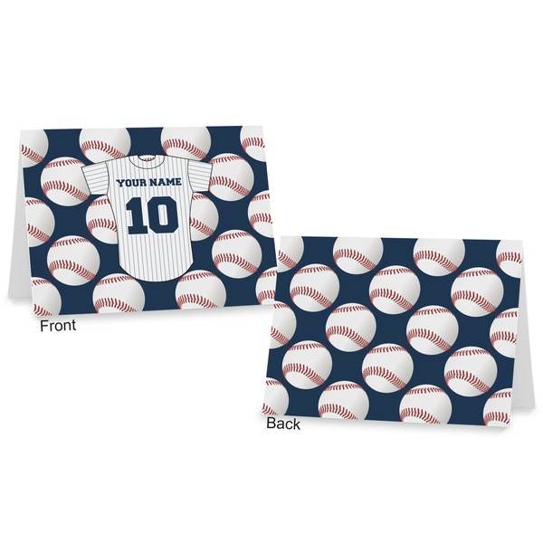 Baseball Jersey Postcard - Front and Back