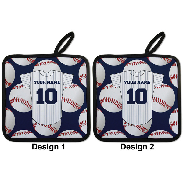 Baseball Jersey Pot Holders - Set of 2 APPROVAL