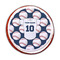 Baseball Jersey Printed Icing Circle - Medium - On Cookie